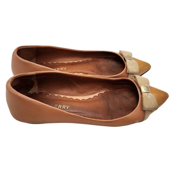 Mulberry Bow Ballerina Flat UK 3 US 5.5 Patent Pointed Toe Nappa Leather Ballet - Picture 3 of 11